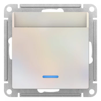 Выключатель карточный для гостиниц, Жемчуг, серия Atlas Design, Schneider Electric