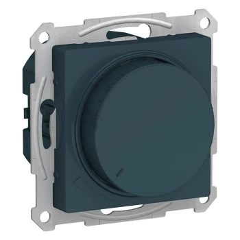 Диммер поворотно-нажимной, 400Вт LED универсальный, Изумруд, серия Atlas Design, Schneider Electric