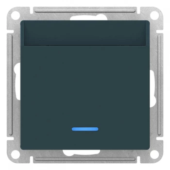 Выключатель карточный для гостиниц, Изумруд, серия Atlas Design, Schneider Electric