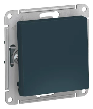 Выключатель 1-клавишный, перекрестный (с трех мест), Изумруд, серия Atlas Design, Schneider Electric