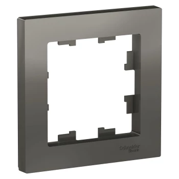 Рамка 1-ая (одинарная), Сталь, серия Atlas Design, Schneider Electric