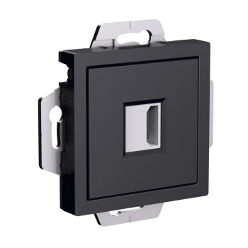 Розетка HDMI 1-ая (разъем), Карбон, серия Atlas Design, Schneider Electric