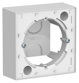 Рамка подъемная 1-ая, Белый лотос, серия Atlas Design, Schneider Electric