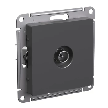 Розетка телевизионная оконечная ТV, Базальт, серия Atlas Design, Schneider Electric