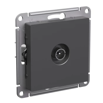 Розетка телевизионная единственная ТV, Базальт, серия Atlas Design, Schneider Electric