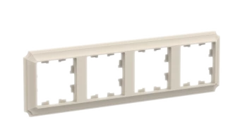 Рамка 4-ая (четверная), Бежевый, серия Atlas Design Antique, Systeme Electric