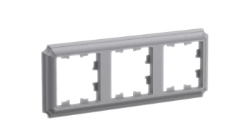 Рамка 3-ая (тройная), Сталь, серия Atlas Design Antique, Systeme Electric