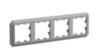 Рамка 4-ая (четверная), Сталь, серия Atlas Design Antique, Systeme Electric
