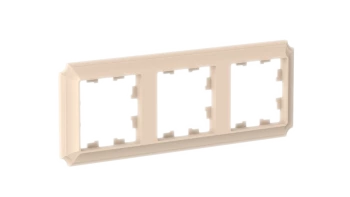 Рамка 3-ая (тройная), Песочный, серия Atlas Design Antique, Systeme Electric