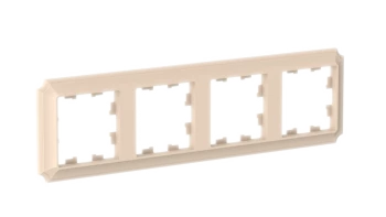 Рамка 4-ая (четверная), Песочный, серия Atlas Design Antique, Systeme Electric
