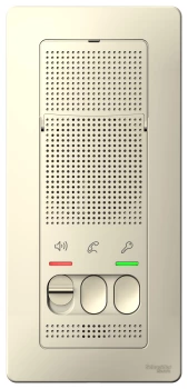 Устройство переговорное (домофон) (в сборе), Молочный, серия Blanca, Schneider Electric