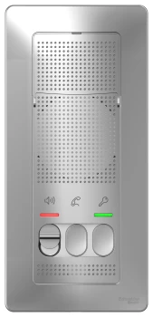 Устройство переговорное (домофон) (в сборе), Алюминий, серия Blanca, Schneider Electric