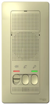 Устройство переговорное (домофон) (в сборе), Бежевый, серия Blanca, Schneider Electric