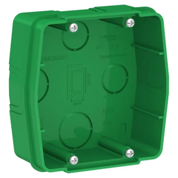 Коробка монтажная для силовой розетки, Белый, серия Blanca, Schneider Electric