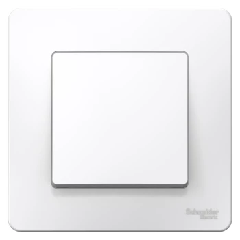 Выключатель 1-клавишный (в сборе), Белый, серия Blanca, Schneider Electric