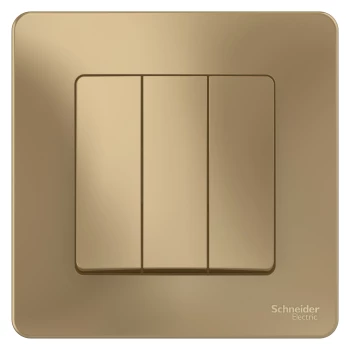Выключатель 3-клавишный (в сборе), Титан, серия Blanca, Schneider Electric