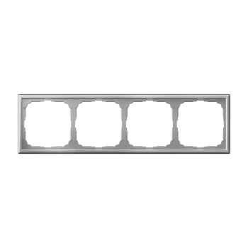 Рамка 4-ая (четверная), Алюминий, серия Art Gallery, Systeme Electric
