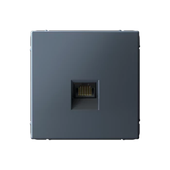 Розетка компьютерная 1-ая экранированная кат.6е, RJ-45 (интернет), Грифель, серия Art Gallery, Systeme Electric