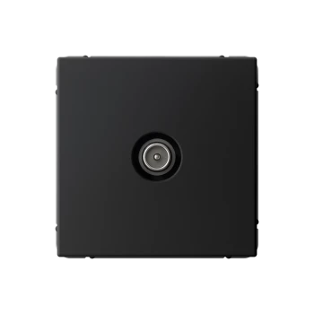 Розетка телевизионная проходная ТV 4 dB, Карбон, серия Art Gallery, Systeme Electric