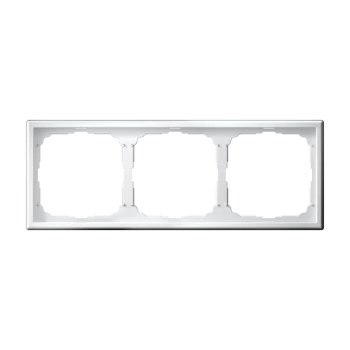 Рамка 3-ая (тройная), Белый Лотос, серия Art Gallery, Systeme Electric