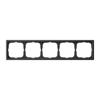 Рамка 5-ая (пятерная), Базальт (пластик), серия Art Gallery, Systeme Electric
