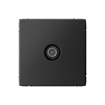 Розетка телевизионная проходная ТV 4 dB, Базальт, серия Art Gallery, Systeme Electric