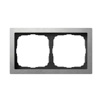 Рамка 2-ая (двойная), Алюминий (металл), серия Art Gallery PURE, Systeme Electric