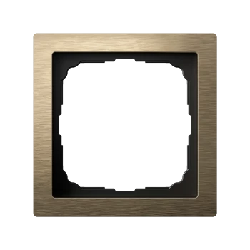 Рамка 1-ая (одинарная), Металл Латунь, серия Art Gallery PURE, Systeme Electric