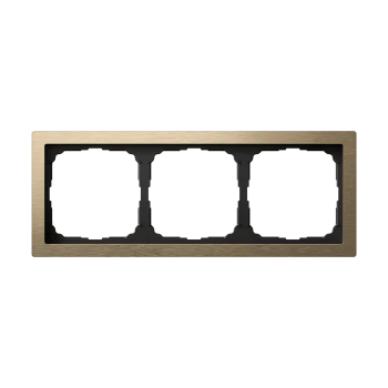 Рамка 3-ая (тройная), Металл Латунь, серия Art Gallery PURE, Systeme Electric