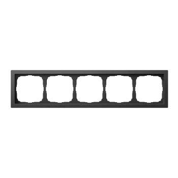 Рамка 5-ая (пятерная), Металл Оникс, серия Art Gallery PURE, Systeme Electric