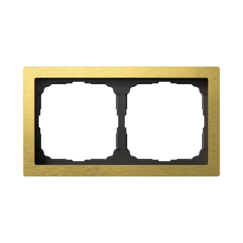 Рамка 2-ая (двойная), Золото (металл), серия Art Gallery PURE, Systeme Electric