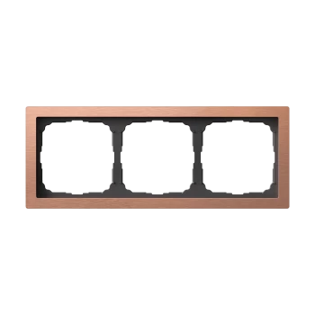 Рамка 3-ая (тройная), Медь, серия Art Gallery PURE, Systeme Electric