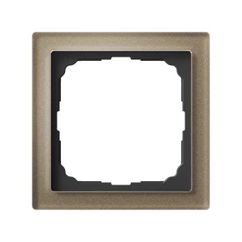 Рамка 1-ая (одинарная), Стекло Шампань, серия Art Gallery PURE, Systeme Electric