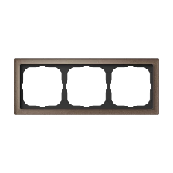 Рамка 3-ая (тройная), Стекло Мокко, серия Art Gallery PURE, Systeme Electric