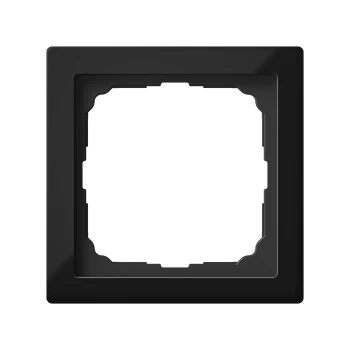 Рамка 1-ая (одинарная), Стекло Черное, серия Art Gallery PURE, Systeme Electric