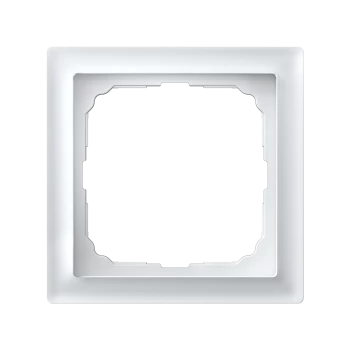 Рамка 1-ая (одинарная), Стекло Матовое Белое, серия Art Gallery PURE, Systeme Electric