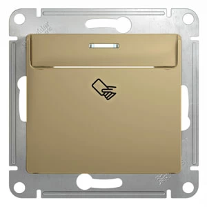 Выключатель карточный для гостиниц, Титан, серия Glossa, Schneider Electric