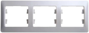 Рамка 3-ая (тройная), Перламутр, серия Glossa, Schneider Electric