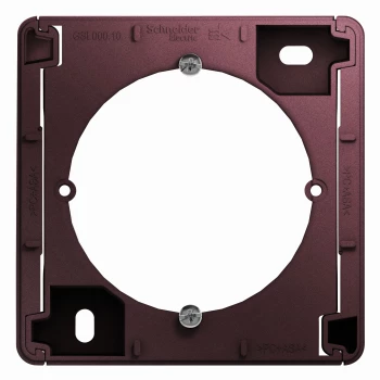 Коробка накладного монтажа, Баклажановый, серия Glossa, Schneider Electric