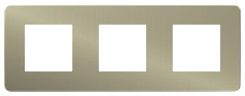 Рамка 3-ая (тройная), Бронза/Антрацит, серия Unica Studio, Schneider Electric