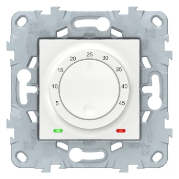 Терморегулятор для теплого пола, Белый, серия Unica New, Schneider Electric