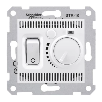 Термостат комнатный, Белый, серия Sedna, Schneider Electric