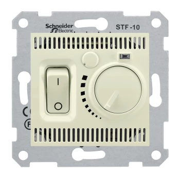 Терморегулятор для теплого пола, Бежевый, серия Sedna, Schneider Electric
